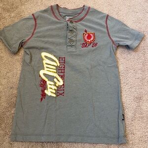 GAP Gray Kids Shirt with Red and Yellow Details